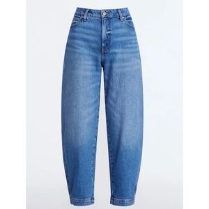Women barrel leg jeans mid rise size 12